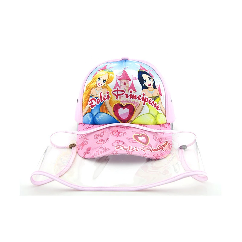 Adults And Kids Baseball Cap Prevent From Dusty 2020 New Design Protective Hat Cap with face cover