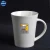 Import Advertising custom white porcelain coffee mug with LOGO from China