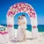 Import Aerwo Metal Wedding Arch Flower Photo Door Backdrop Round Garden Plant Arch for Rustic Wedding Party Favors Decoration from China