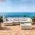 Import Agora Garden Sofa Sets Outdoor Furniture patio Aluminum Pe Waterproof Oem Frame Rattan Style Fabric from China