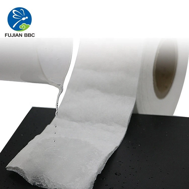 Airlaid SAP absorbent paper absorption of water, oil and other liquids quickly for baby diapers and sanitary napkin