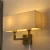 Import  Express China Indoor Hotel Bedroom Bronze Color Square Shape Wall Lamps from China
