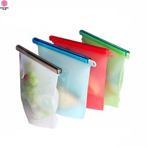  wholesale 1000ml reusable silicone food storage bag