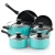 Import Aluminium Alloy Ceramic Nonstick Pots Containers And Pan Aluminum Casseroles Cookware Sets from China