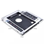Aluminum 2nd HDD Caddy 9.5mm SATA 3.0 SSD Case HDD Enclosure for Apple Macbook Pro Air 13" 15" 17" SuperDrive Optibay