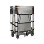 Aluminum Scaffold Stairs Safe Durable Scaffolding Aluminum Mobile Folding Platform Single Width Aluminum Mini Scaffolding