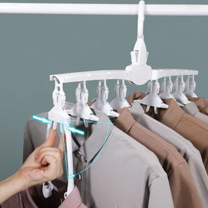 Amazon Best Selling 8 in 1 Clothes Dryer Hanger, High Quality 8 in 1 Plastic Clothes Hanger