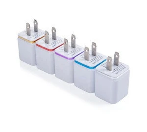 Amazon hot sale high quality portable quick charge smart Dual usb wall charger adapter US Plug Certified travel wall charger