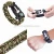 Import Amazon hot style 5 in1 Outdoor Survival Rescue Paracord Bracelet Parachute Cord Whistle Compass from China