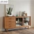 Import American style Dining Room Furniture Wood Sideboard Storage Meals Side Cabinet American solid wood wine cabinet from China