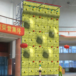 Amusement park indoor rock climbing structure climbing wall for adults