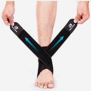 Ankle guard with high compression for protection of ankle sprain