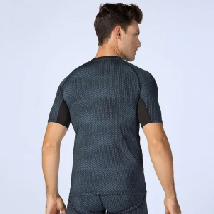 Anti Uv Quick Dry Fit  Mens Gym Tops Compression Base Layer T Shirt