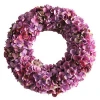 Artificial flower wreath real touch hydrangea wreath for door decor