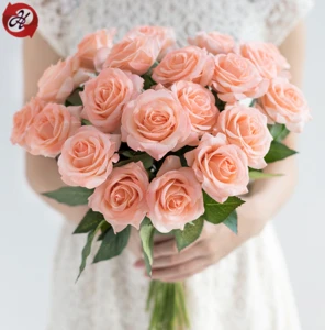 Artificial Plant cheap artificial rose for wedding decoration