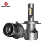 Auto parts single double beam 50W 6000lm 6500k mini led headlight truck tractor car led headlamp bulbs
