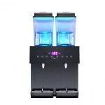 Automatic 2 tanks commercial cold juicer beverage juice dispenser