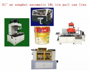 Automatic Can Making Production Line Tin Can Making Machine With  Certification