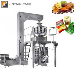 Automatic packing with Multihead weigher Machine fully automatic rice bean milled foxtail millet packing machine