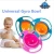 Baby Feeding Learning Dishes Bowl High Quality Assist Toddler Baby Food Dinnerware For Kids Eating Training Gyro Bowl
