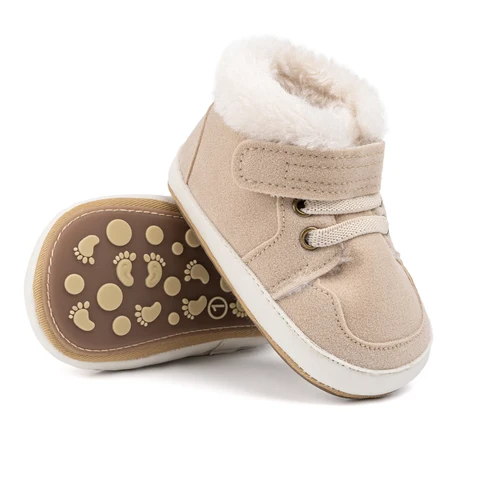 Buy Baby Shoes Stock Warm Stylish Baby Winter Boots Plush Lining ...