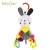 Import babyfans 2021 new product baby education toy gift plush music panda toys with teether from China