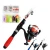 Import Backpack style Telescopic Fishing Rod Combo and Fishing Reel lure accessories Full Kit combo from China