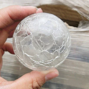 Ball Shaped Glass Material Ice Crack Bulb Glass Cover