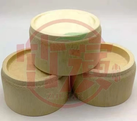Bamboo Products Domestic Natural Lacquer-Free Handmade Bamboo Rice Bowl Steamed Bamboo Tableware