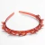 Import Bangs fixed artifact multi-layer hair hoop double-layer hollow braided headband net red braided headdress hairpin top clip from China