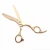 Import Barber Scissors 5.5 6" JP Steel Hair Cutting Scissors Thinning Shears Professional Hair Scissors Gold A1011 from China