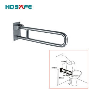 Bathroom hardware manufacturer stainless steel toilet handrail bar