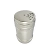 BBQ tools stainless steel salt pepper chili shaker for kitchen herb spice chocolate seasoning jar with rotating cover