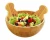 Import Best Bamboo Extra Large Salad Bowl Kitchen Round Food Serving Bowl for fruit Pasta Cereal Soup Mixing Bowl  Ironwood Acacia Wood from China