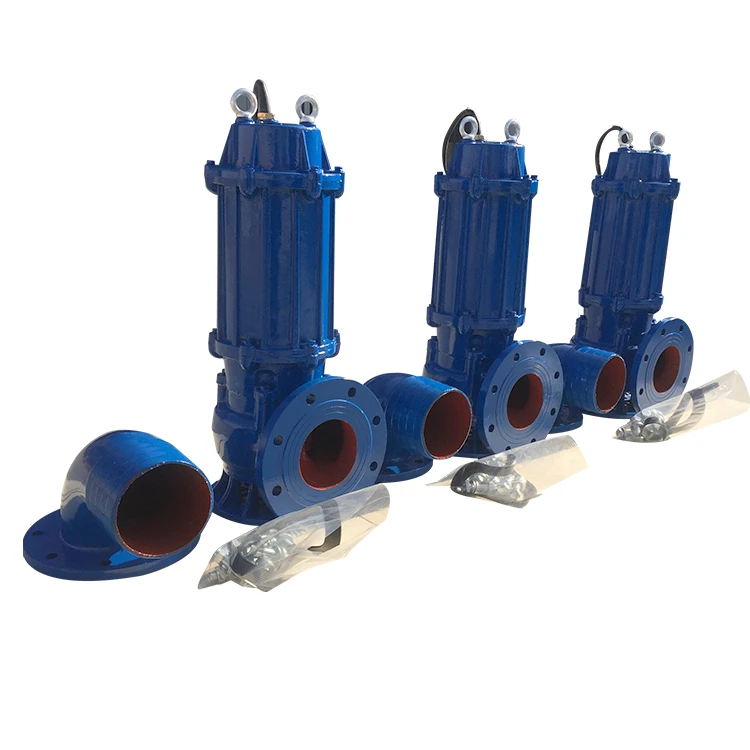 Best sale 5.5kw 7.5hp cast iron non clog vertical submersible sewage drainage pump