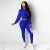 Import Best Seller Long Sleeve Solid Color Leisure Sports Pants Two Piece Suit SetWoman Fall from China
