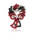 Import Best selling  Christmas brooch  Europe and America Baita clothing Christmas wreath brooch wholesale from China