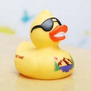 Best Value Cute  Bath Toy Yellow Rubber Duck With Logo