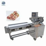 big capacity Automatic bamboo bbq Meat Skewer making machine,kebab skewer machine