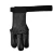 Import Black Color 3 Fingers Archery Shooting Gloves from Pakistan
