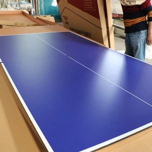 Blue color 22mm thickness Indoor /outdoor UV Coated pingpong table tennis