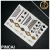 Import body art tattoo sticker, mixed gold and silver tattoo sticker from China