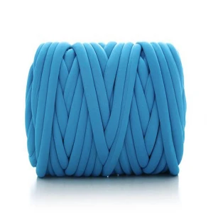 braid. knit tube yarn .knot pillow yarn 100%cotton jercy fabric
