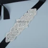 bridal wedding sash crystal rhinestone luxury pearl beads dress belt