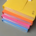 Briefcase file folder carrying case 13 pocket accordion file folder