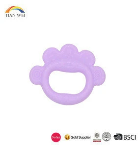 BSCI factory food grade material Best Choose Amazon hotselling Baby Teethers Silicone baby Teether