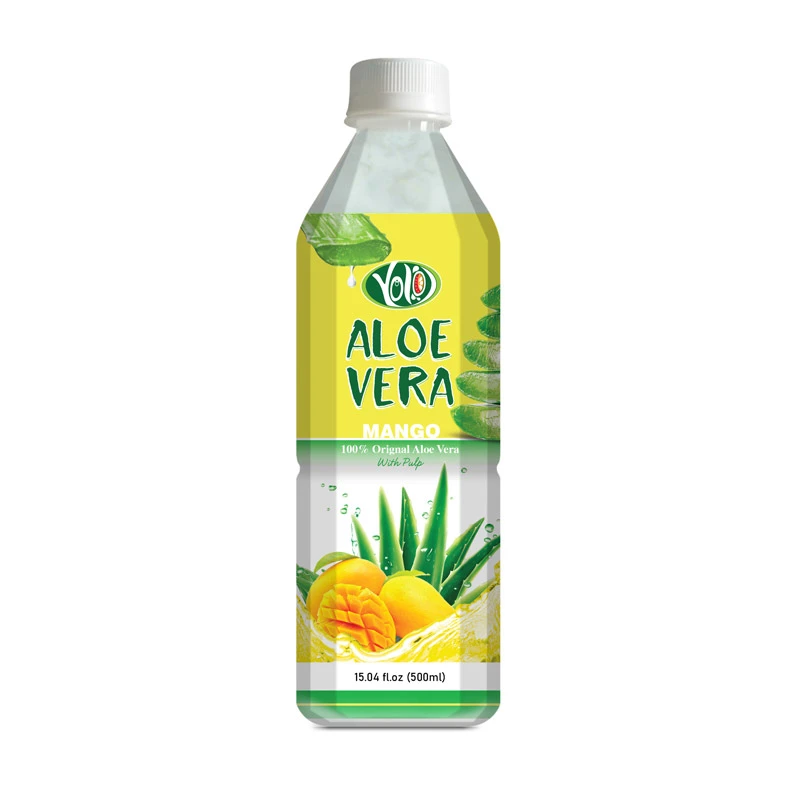 Bulk Not From Concentrate 500ml Pet Bottle Fresh Natural Aloe Vera Juice Drink Private Label Cheap Price Free Sample
