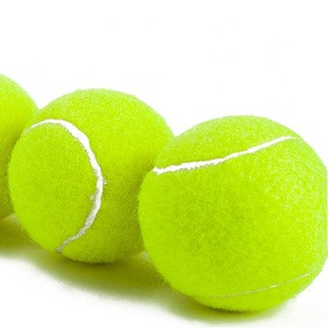 Bulk Sale Custom Printing Cheap Yellow Polyester Felt Padel Ball Paddle Tennis Ball