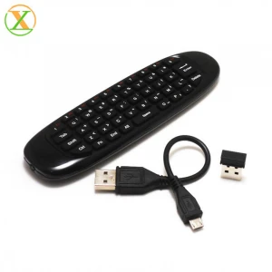 C120 wireless remote control mini keyboard mouse combo 2.4g smart tv remote control