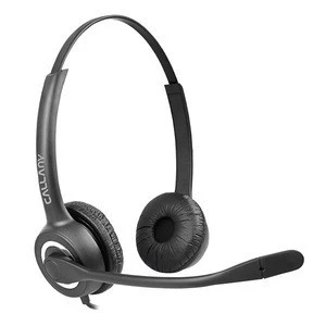 call center noise cancelling double usb microphone double usb headset binaural telephone headset